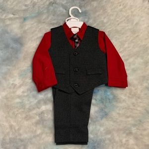 Cutest Little 6/9 Month Red Suit